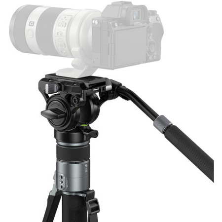 SmallRig 6286 x Potato Jet TRIBEX PRO (Video) - hydrauliczny monopod Carbon, z głowicą video - przykład użycia